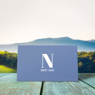 Logo Plain Blue Gray Visitekaartje