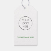 Logo Pot goud St. Patrick's Day Boho regenboog Cadeaulabel (Achterkant)