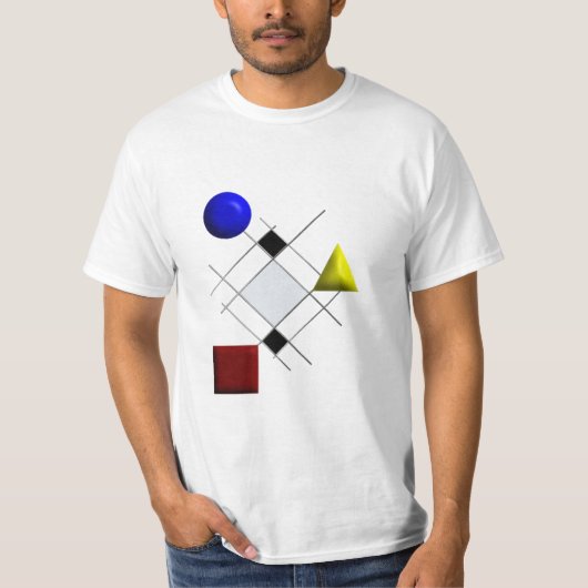 Logo pour la prospérité artistique T-shirt hommes (Devant)