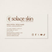 Logo Premium Earthy Elegance Beauté, Spa Wellness (Dos)