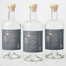 Logo Prettige feestdagen Kerstmis Corporate Modern