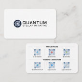 Logo principal QSI - Carte de visite (Devant / Derrière)