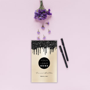 Logo Professional Black Drip Parly Consulting Visitekaartje