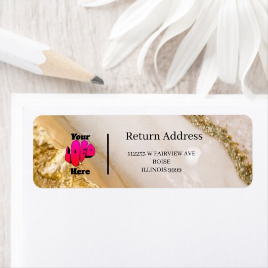 Logo Professional Business Return Address Label (Insitu)