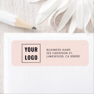 Logo Professional Simple Return-adres Etiket