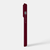 Logo professionnel Burgundy Red Custom (Côté gauche)