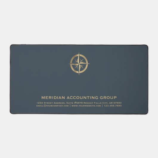 Logo professionnel Gris Gold Compass (Recto)