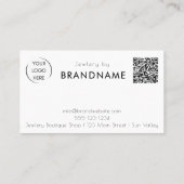 Logo professionnel personnalisé Carte de visite de (Dos)