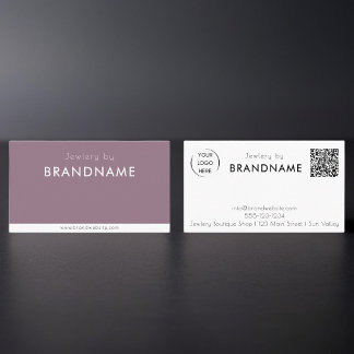 Logo professionnel personnalisé Carte de visite de