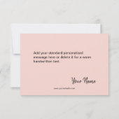 Logo Professionnel Personnalisé Et Carte de remerc (Dos)