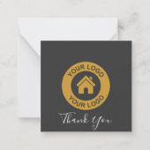 Logo Professionnel Personnalisé Et Carte de remerc (Devant)