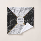 Logo Professionnel Personnalisé Votre Société Serv (Gant de toilette)