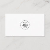 Logo professionnel QR Code Carte de visite moderne (Devant)