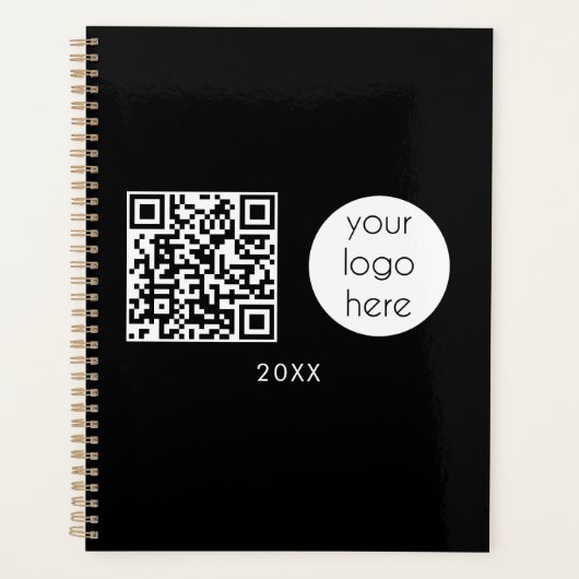Logo professionnel QR Code et texte (Devant)