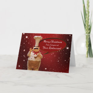 Logo Promo Restaurant Zakelijk Pizza Kerst Feestdagen Kaart