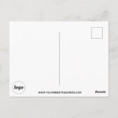 Logo Promotiebedrijf Zwart Briefkaart (Achterkant)