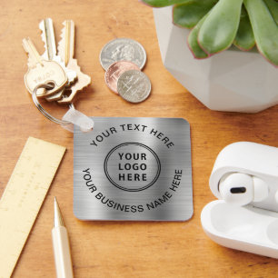 Logo promotiefilver sleutelhanger