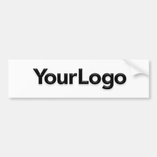 Logo promotionele marketing voor kleine bedrijven bumpersticker