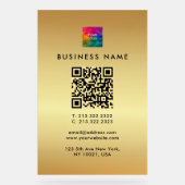 Logo promotionnel de code QR Gold Branding Glamor (Recto)
