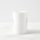 Logo promotionnel personnalisé Bone China Mug (Devant)