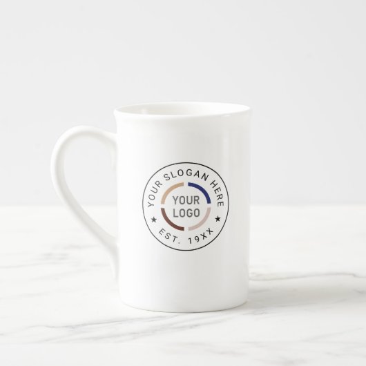 Logo promotionnel personnalisé Bone China Mug (Gauche)