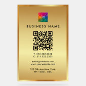 Logo promotionnel QR Code Gold Branding Glamor (Recto)