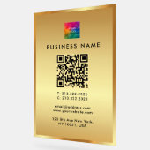 Logo promotionnel QR Code Gold Branding Glamor (Angle)