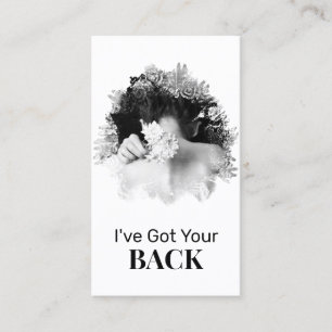 *~* Logo QR Chiropractor Chiropractic Spa Foto Visitekaartje