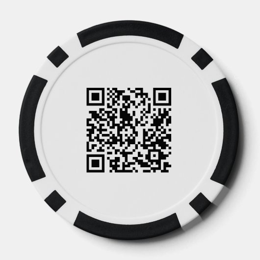 Logo QR-code Aangepast Poker Chips (Achterkant)