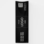 Logo QR Code Bannière moderne (Vertical)