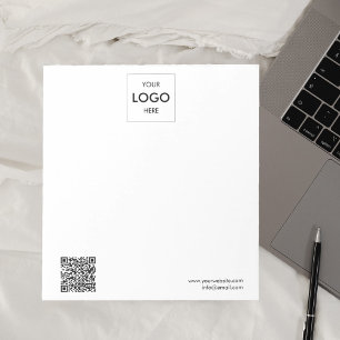 Logo QR-code Eenvoudig Notitieblok