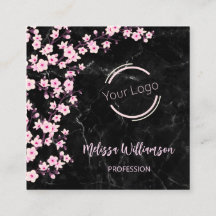 Logo | QR-code | Kerry Blossom Black Marmer