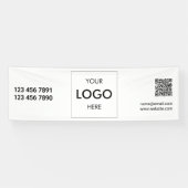 Logo QR-code Moderne banner (Horizontaal)