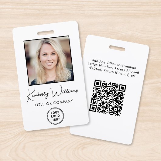 Logo QR-code personeelskaart Badge
