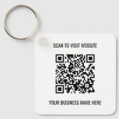 Logo QR Code Promotionele Sleutelhanger (Voorkant)