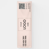 Logo QR Code Social Media Banner (Verticaal)