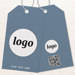 Logo QR Code Tekst Zakelijk Product Prijs Label La Cadeaulabel