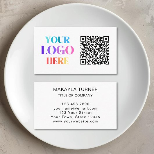 Logo QR-code Visitekaartje