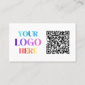 Logo QR-code Visitekaartje (Voorkant)