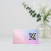 Logo QR-code Visitekaartje (Staand voorkant)