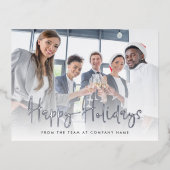 Logo QR-code voor fotoscript Prettige feestdagen E (Voorkant)