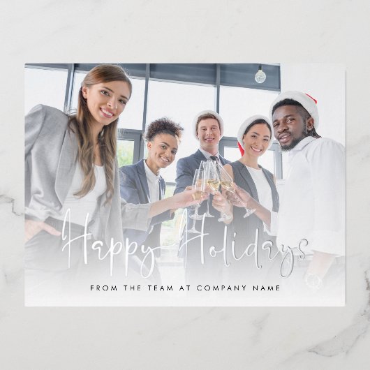 Logo QR-code voor fotoscript Prettige feestdagen E (Voorkant)