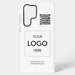 Logo QR-code Wit Professioneel Samsung Galaxy Hoesje