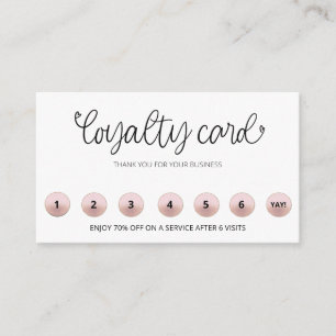 *~* LOGO QR récompense Cartes de fidélité Merci