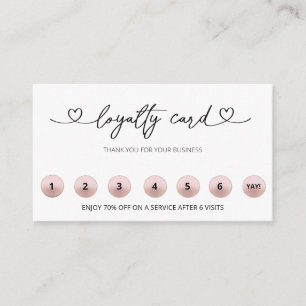 *~* LOGO QR récompense Cartes de fidélité Merci