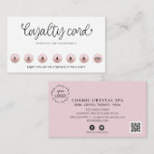 *~* LOGO QR récompense Cartes de fidélité Merci Co (Devant / Derrière)