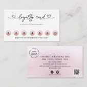 *~* LOGO QR récompense Cartes de fidélité Merci Co (Devant / Derrière)