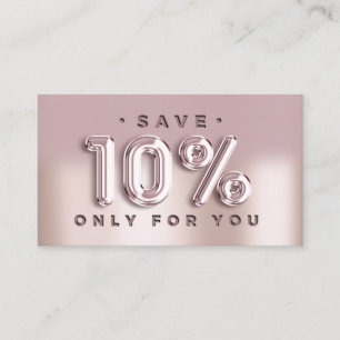 Logo QRCODE 10%OFF Kortingstussenvoegsel Kaart Roo Visitekaartje