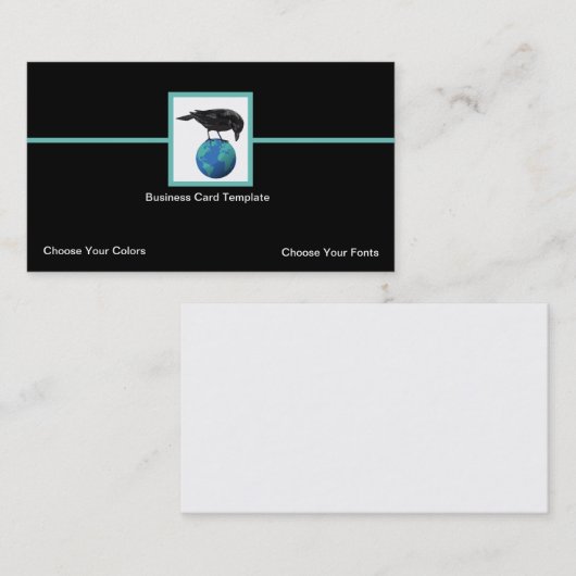 Logo Raven carte de visite (Devant / Derrière)