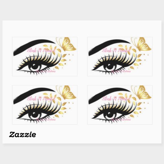 Logo Rechthoekige Sticker (Vel)